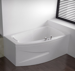 Baignoire asymétrique balnéo Kinedo Pure Design Asymétrique 160x90 Santé Baignoire asymétrique balnéo Kinedo Pure Design Asymétrique 160x90 Santé